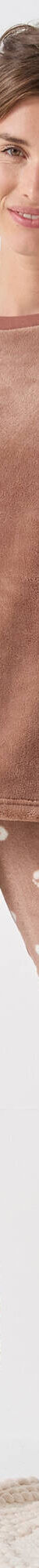 Pyjama polaire "ours blanc," manches longues (caramel) Pyjama polaire "ours blanc," manches longues (caramel)